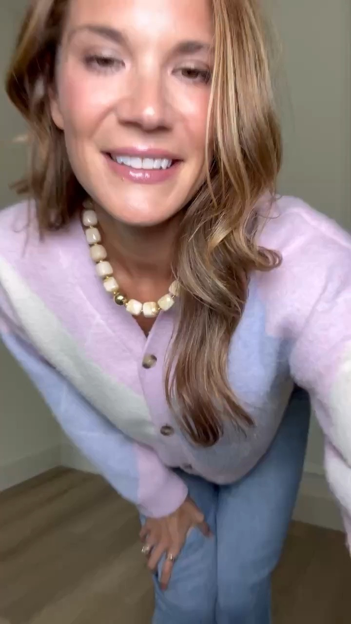 This cardigan feels like the perfect first hint of fall without getting too heavy too soon. I love the soft pink, cream, and blue color mix, and paired with relaxed denim it makes an easy outfit for those in-between weather days.

Pastel cardigan, Fall cardigan, Tall girl outfit, Cardigan outfit, Fall transition outfit, Straight leg jeans, Casual fall style, Layering sweater, Tall girl fashion, Early fall outfit, StangandCo

#LTKSeasonal #LTKootd #LTKTall