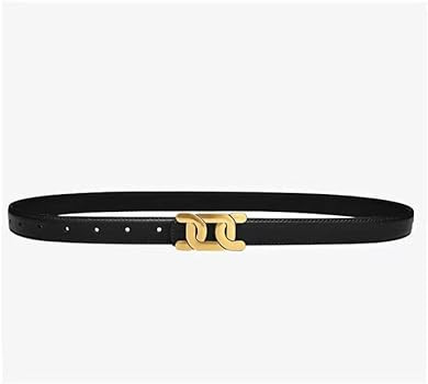 Yuangu Womens Belts for Jeans, Womens Leather Belt with Gold Buckle, Designer Belts for Pants Jea... | Amazon (US)