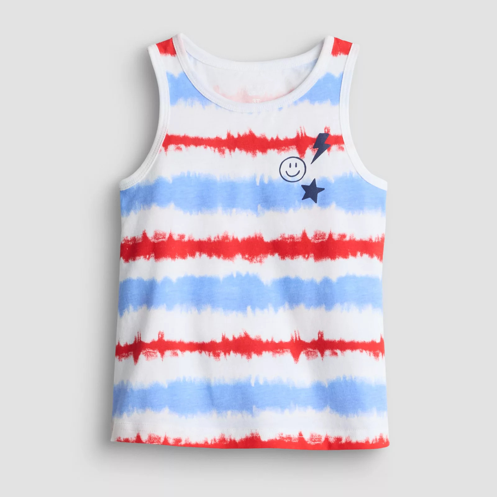 Baby & Toddler Boy Jumping Beans® Graphic Tank, Toddler Boy's, Size: 3T, Red Blue White Stripe | Kohl's