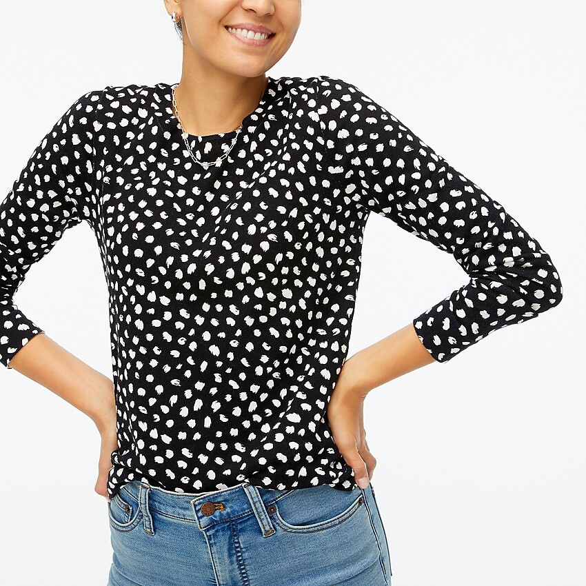 Factory: Brushed Dot Teddie Sweater For Women | J.Crew Factory