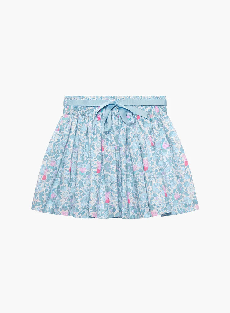 Blue Peppa Meadow Ribbon Skirt | Trotters Childrenswear