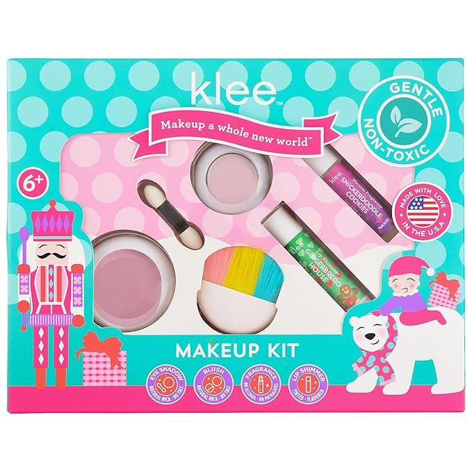 Luna Star Klee Holiday Makeup Kit. Non-Toxic and Kid-Friendly. Made in USA. (Santa's Chalet) | Amazon (US)
