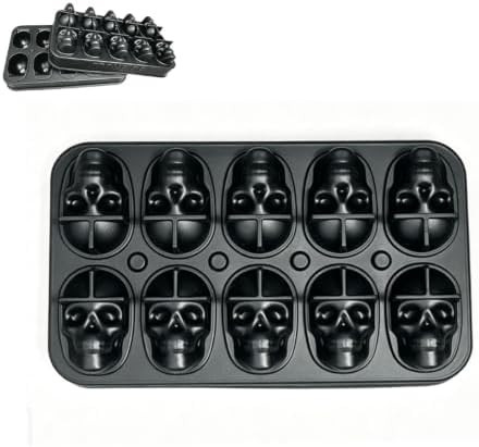 Skull Cake Pan Silicone Mold (10 Cavity) | Amazon (US)