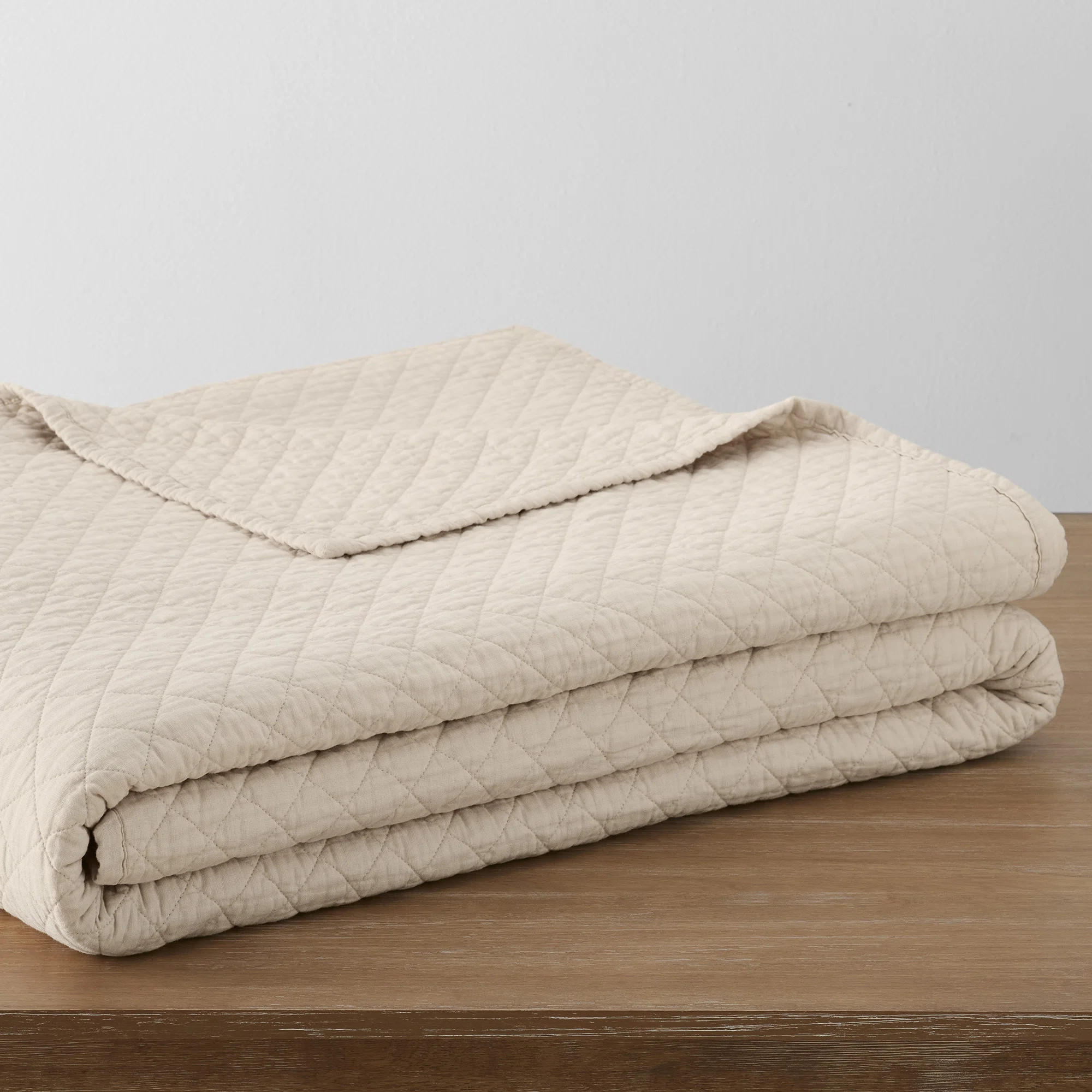 Jeffen Linen Blend Quilt | Wayfair North America
