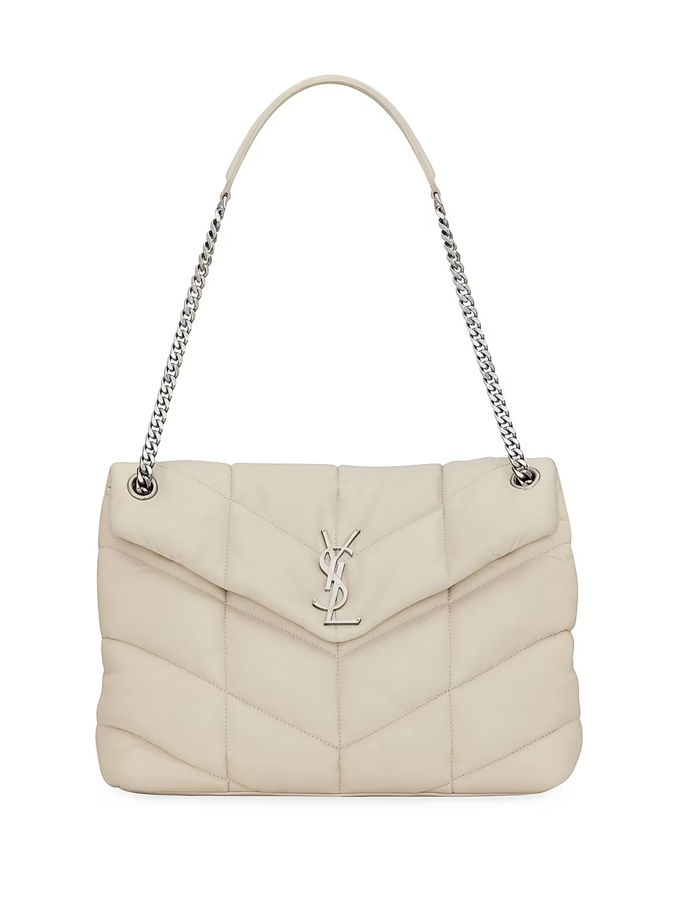 Puffer Medium Chain Bag in Quilted Lambskin | Saks Fifth Avenue