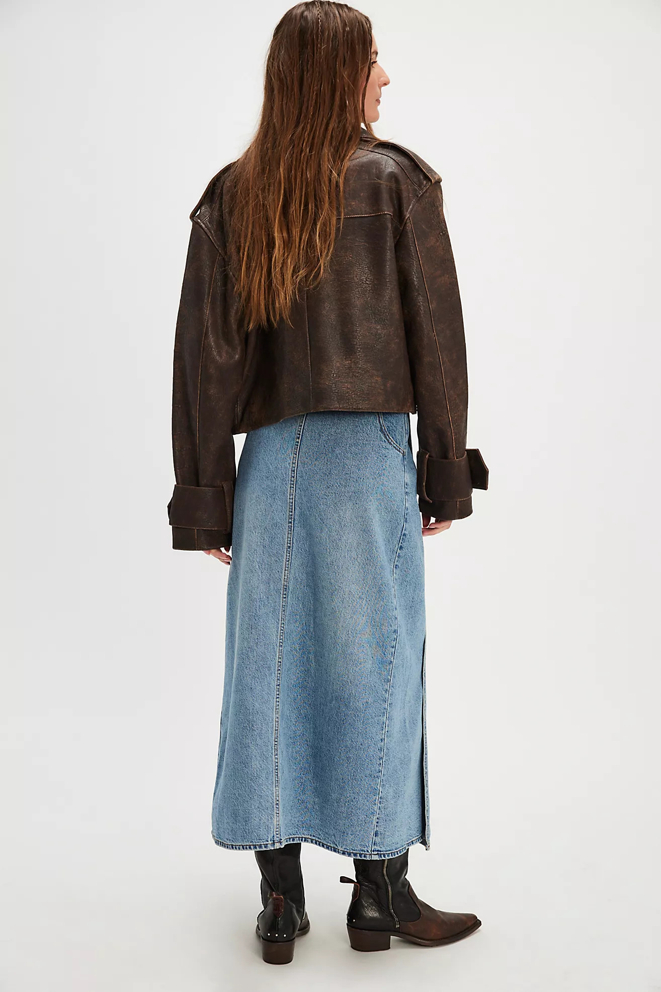 Rolla's Charlie Denim Maxi Skirt | Free People (Global - UK&FR Excluded)