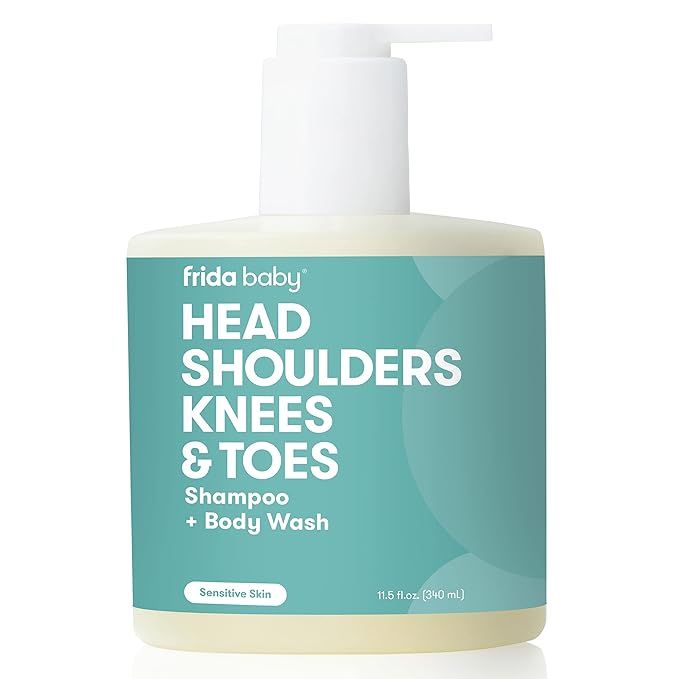 Head Shoulders Knees & Toes Shampoo + Body Wash by Frida Baby Head to Toe Tear Free Baby Shampoo ... | Amazon (US)
