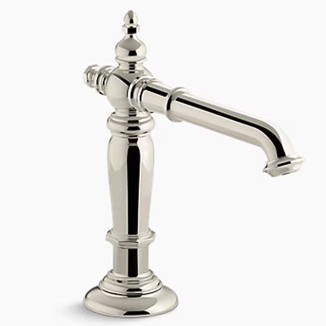 KOHLER Artifacts Vibrant Polished Nickel Widespread WaterSense Low-arc Bathroom Sink Faucet with ... | Lowe's