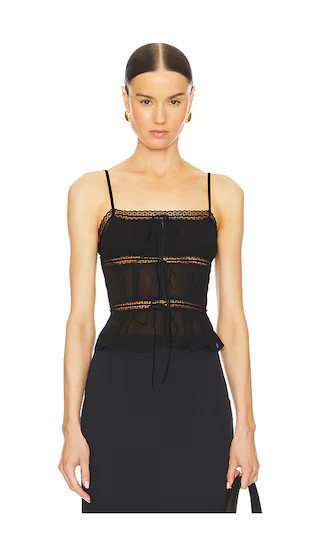 Millie Cami Top in Black | Revolve Clothing (Global)