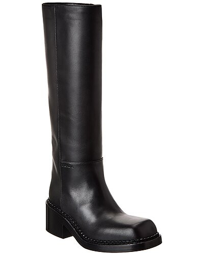Peggy Leather Knee-High Boot | Gilt & Gilt City