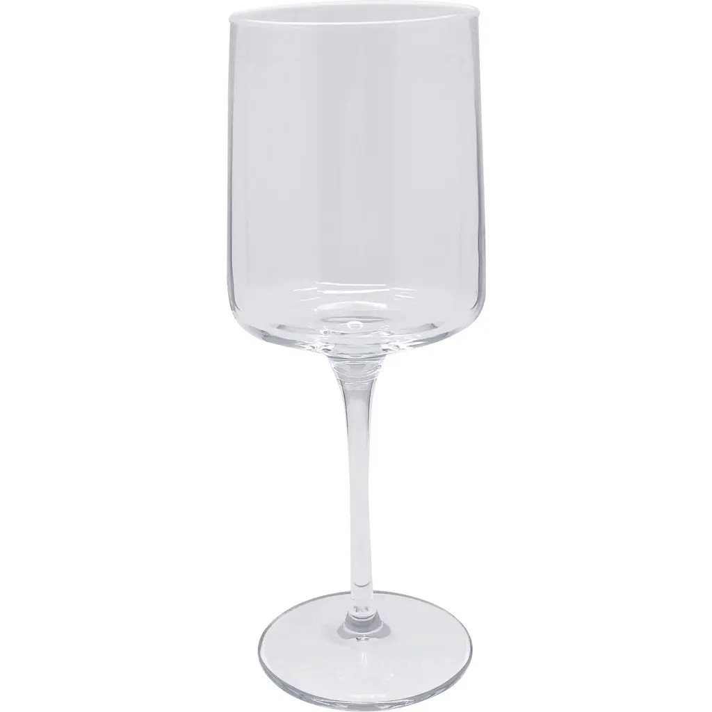 Mariposa Fine Line Set of 4 Wine Glasses in White at Nordstrom | Nordstrom