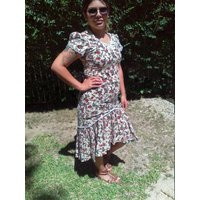 Country Dress, Sweet Cotton Small, Boho Dress, Lace Trims | Etsy (US)