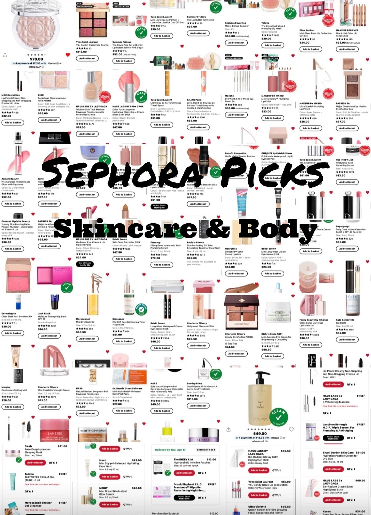 My favs at Sephora all things skincare and body 

#LTKU #LTKBeauty