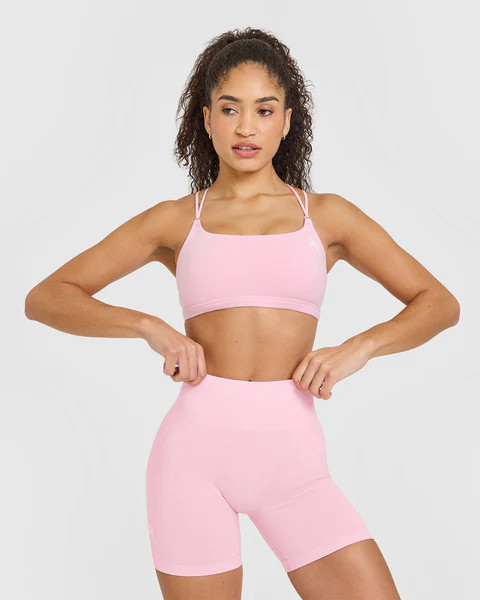 Everyday Cross Over Bralette 
 Petal Pink | Oner Active (UK / US)