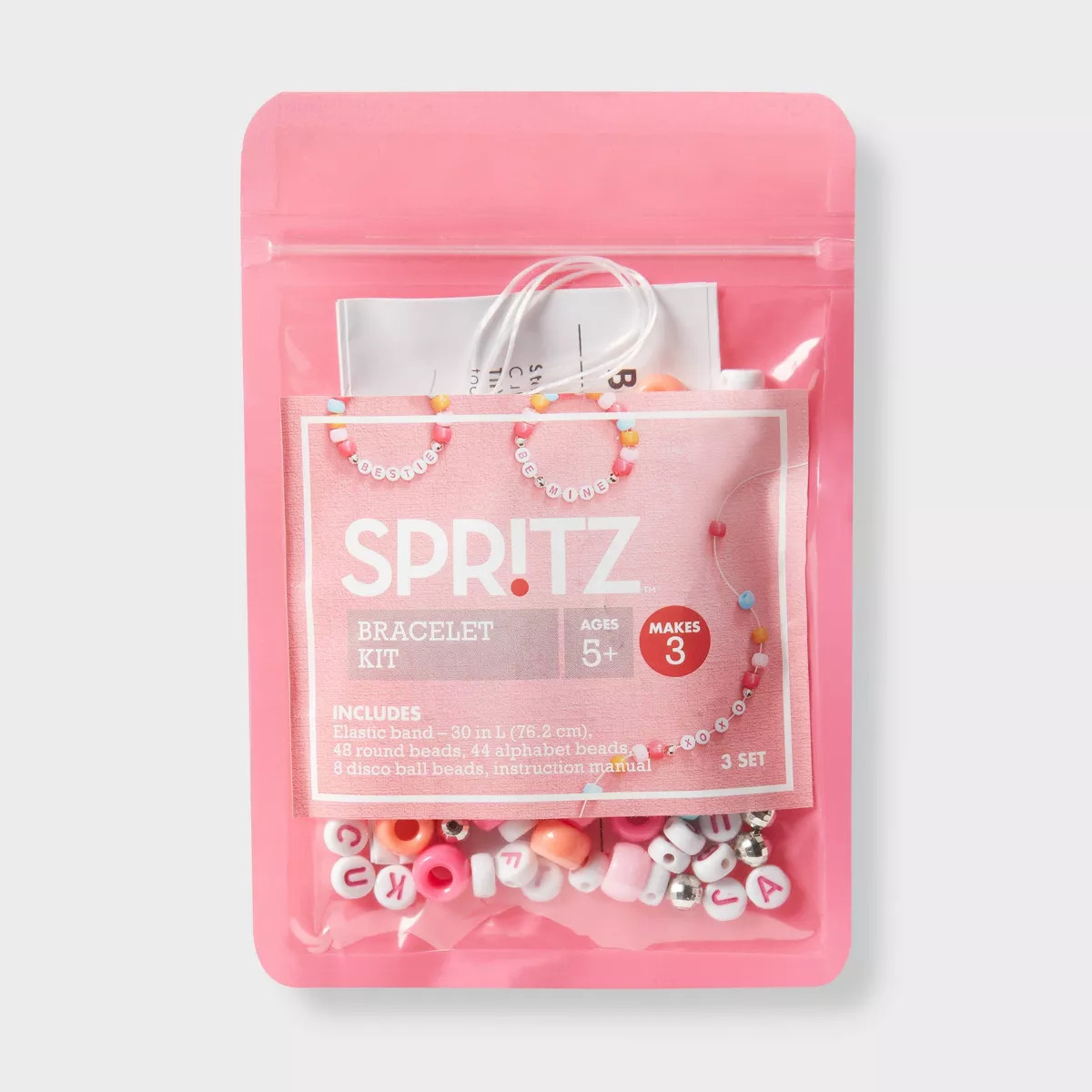 DIY Beaded Bracelet Kit Valentine's Day - Spritz™ | Target