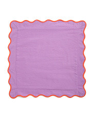 Linen Blend Scallop Embroidered Trim Pillow Case | Home | Marshalls | Marshalls