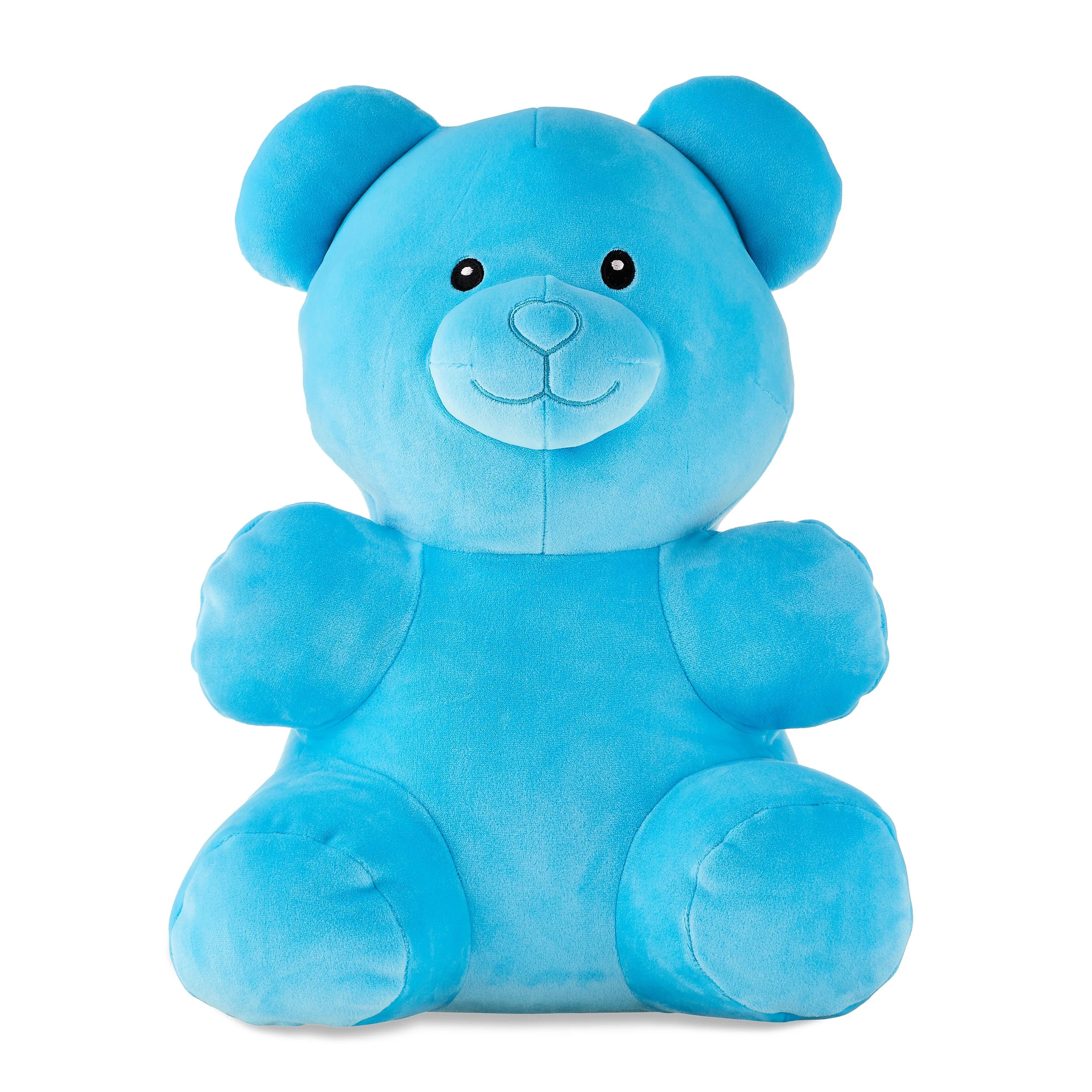 Valentine’s Day Blue Gummy Bear Plush, Ages, 3+, 16”, by Way To Celebrate | Walmart (US)