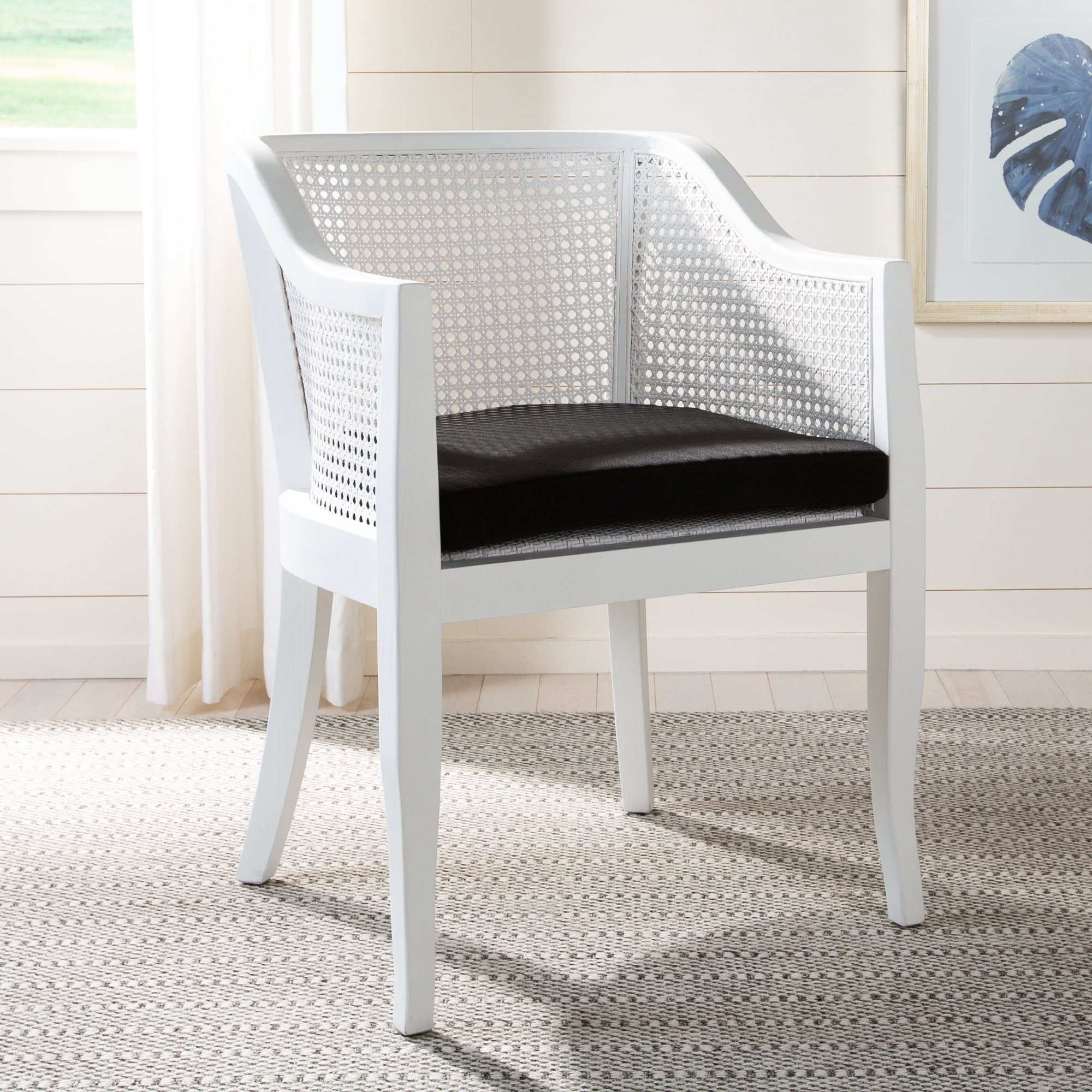 Safavieh Rina Nautical Solid Dining Chair | Walmart (US)