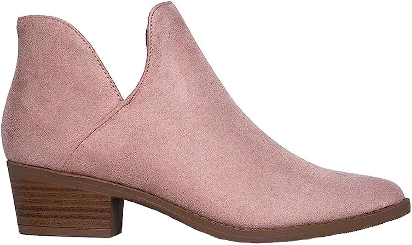 J. Adams Chronos Booties for Women - Western Cutout Ankle Boots for Women | Amazon (US)