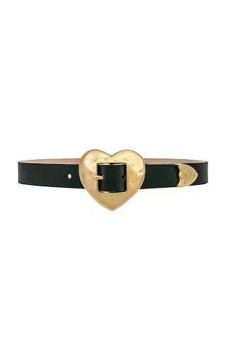 Streets Ahead Heart Belt in Black & Brass from Revolve.com | Revolve Clothing (Global)