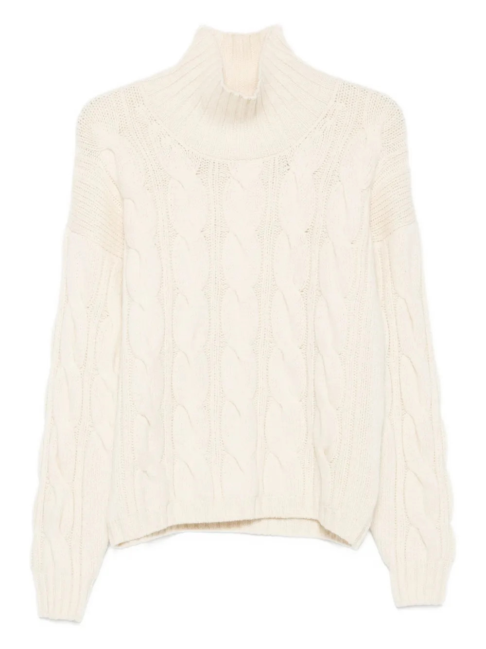 Incentive! Cashmere cable-knit turtleneck sweater - White | Farfetch Global