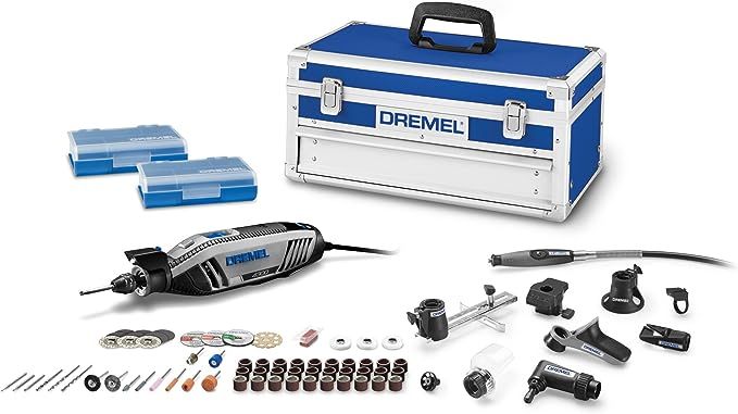 Dremel 4300-9/64 Versatile Corded Rotary Tool Kit with Flex Shaft and Hard Storage Case, High Pow... | Amazon (US)