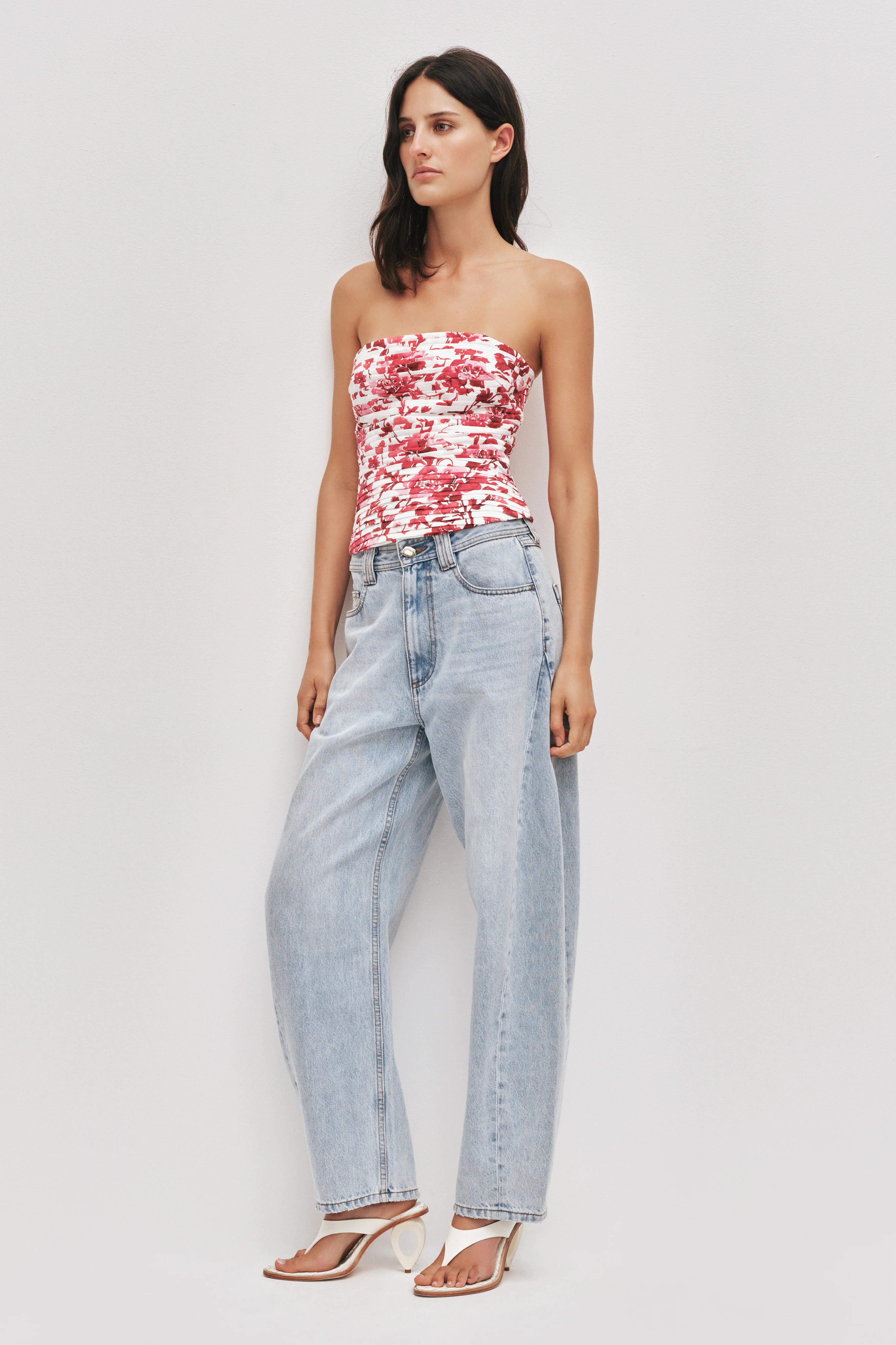 Sunbeam Ruched Bustier | aje. (Australia)