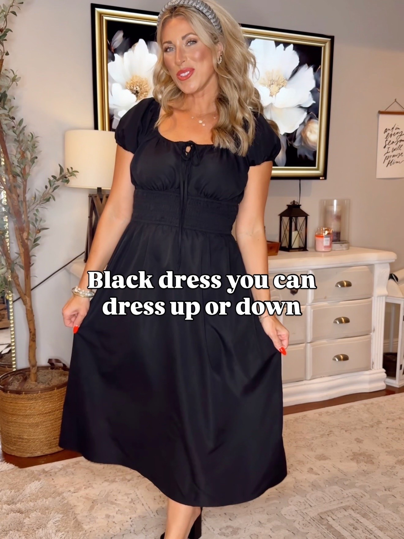 Little black dress that can be dressed up or down!

For headband use code JACKIE15

#LTKgrwm #LTKootd #LTKOver40