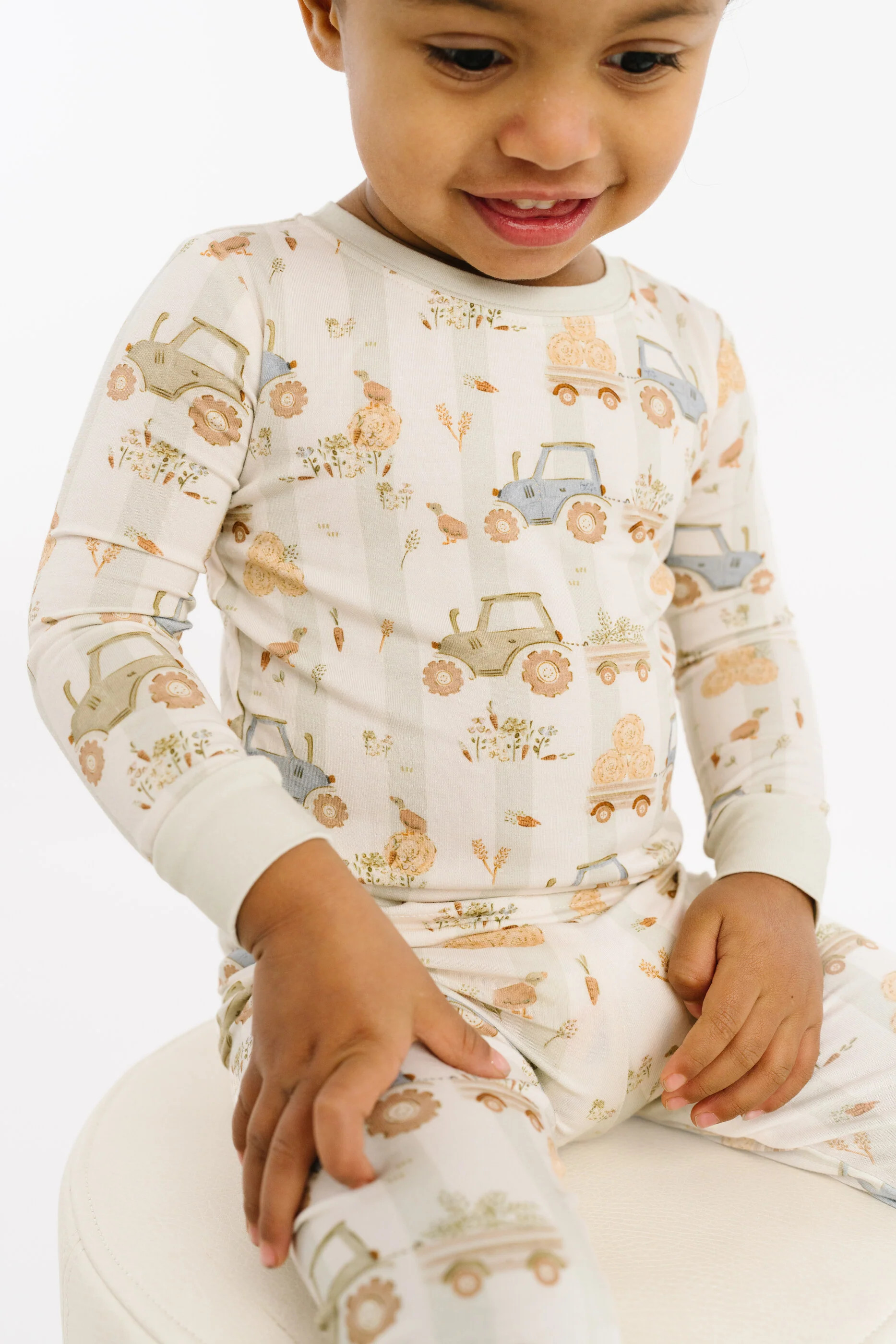 Tractor Trails Bamboo Set | Little One Shop Co