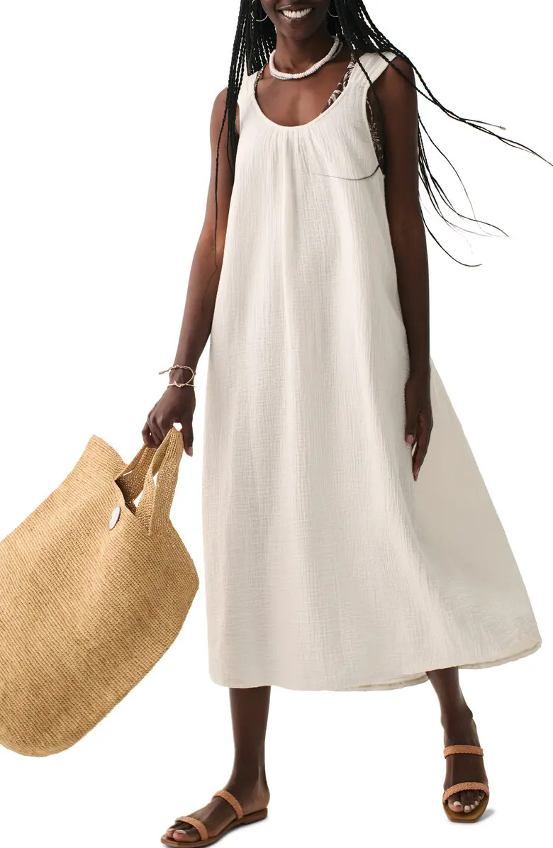 Sintra Cove Dream Organic Cotton Gauze Midi Dress | Nordstrom Rack