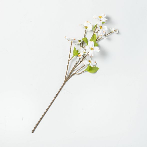 Faux White Dogwood Flower Stem - Hearth & Hand™ with Magnolia | Target