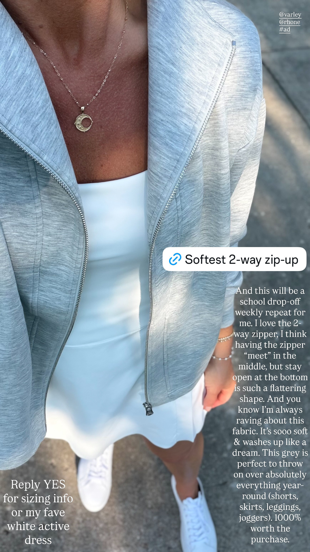 With the mornings and evenings getting chillier I find myself reaching for my favorite zip-up from Varley! It pairs well with everything and is machine washable!

casual style, fall style, mom style, casual outfit  

 #LTKootd #LTKmomlife #LTKActive
