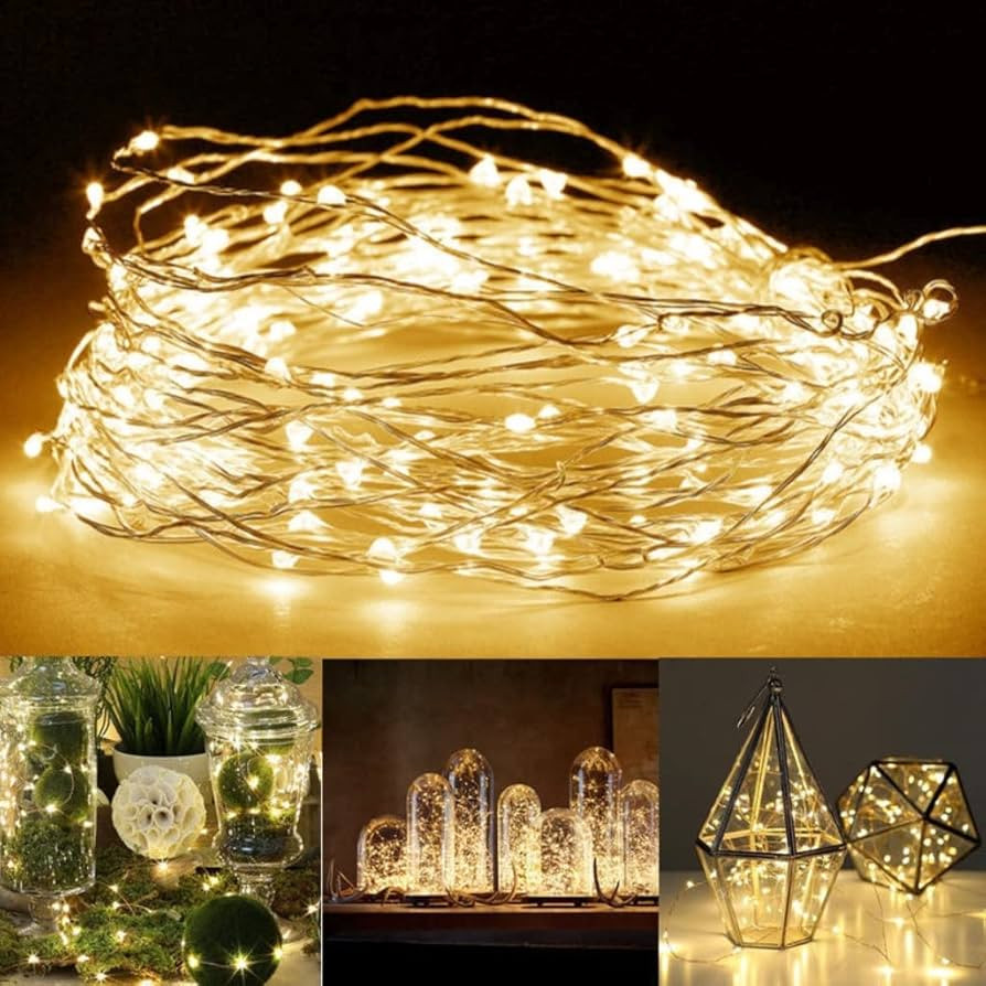 Cordão de Cobre Luz de Fada - 10 Metros - 100 Leds | Amazon (BR)