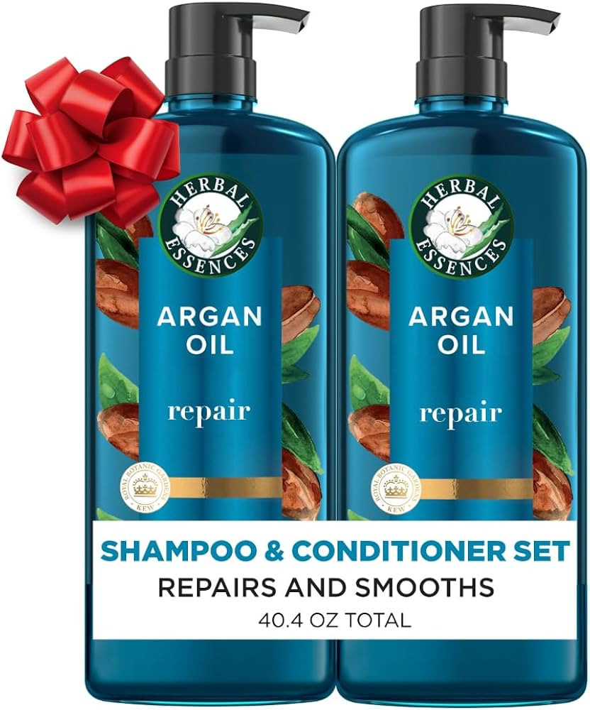 Herbal Essences Argan Oil Repair Shampoo & Conditioner Set, Moisturizes & Smoothes, Paraben-Free,... | Amazon (US)