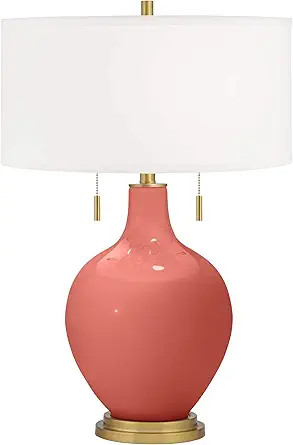 Color + Plus Coral Reef Toby Brass Accents Table Lamp | Amazon (US)