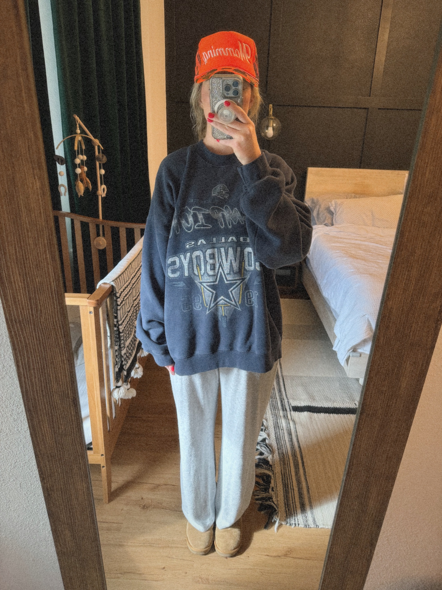 I love this NFL sweatshirt from Abercrombie! I am typically a medium but sized up to an XL for an oversized fit  

#LTKFindsUnder100 #LTKStyleTip #LTKSeasonal