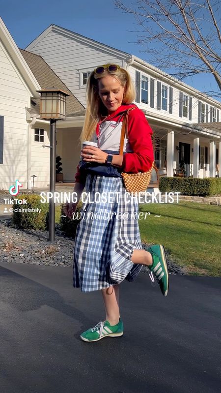 Whether it’s quilted, a windbreaker, or bomber – a specialty jacket is a fun away to play around with your Spring outfits. Grab the full Spring Closet Checklist for everyday casual outfits at CLAIRELATELY.com 

Midi skirt, adidas sneakers, Levi’s, Amazon, Clare v bag, layering tank, no show socks, 

#LTKVideo #LTKstyletip #LTKSeasonal