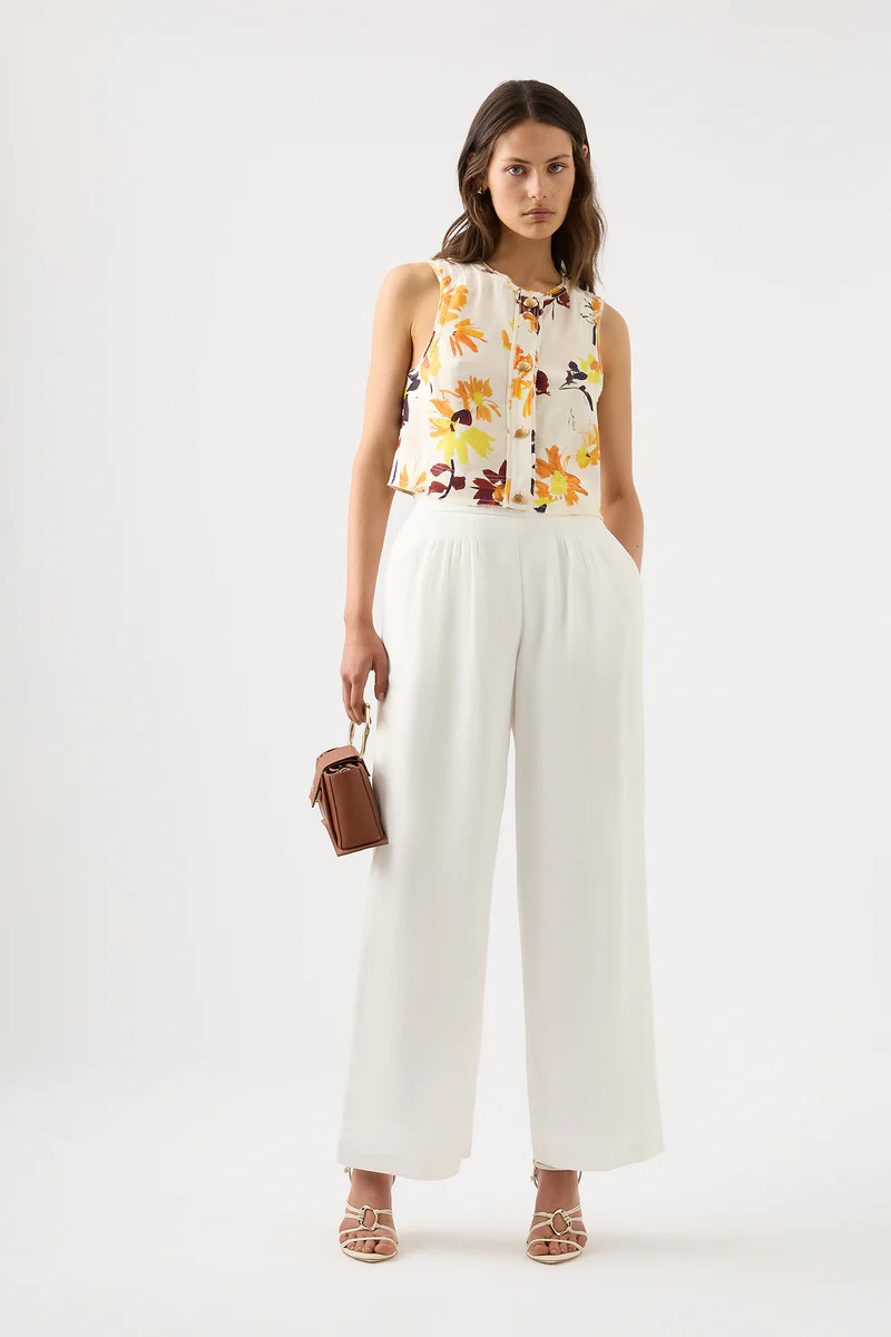 Jeanne Pintuck Wide Leg Pant | aje. (US, UK, Europe, ROW)