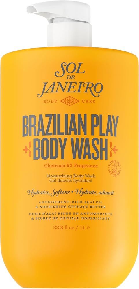 SOL DE JANEIRO Brazilian Play Moisturizing Shower Cream Gel Body Wash | Amazon (US)