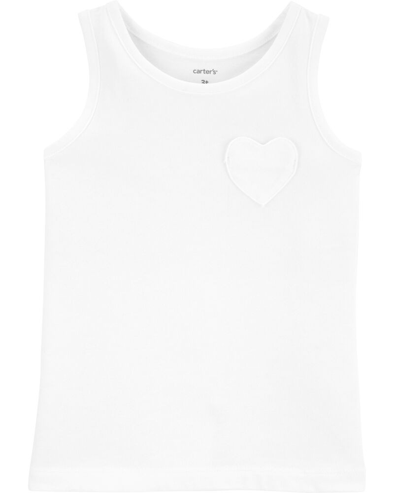 Neon Heart Pocket Jersey Tank | Carter's