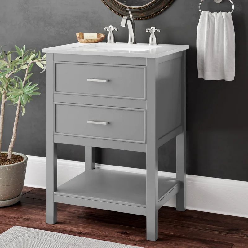 Goodin 24" Single Bathroom Vanity Set | Wayfair North America