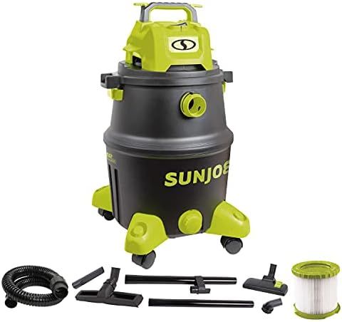 Sun Joe SWD12000 12-Gallon 1200-Watt 6.5 Peak HP Wet/Dry Shop Vacuum, HEPA Filtration, Wheeled w/... | Amazon (US)