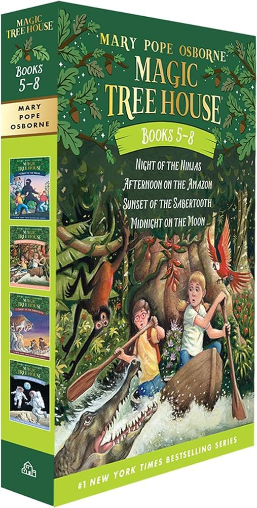 Magic Tree House Boxed Set, Books 5-8: Night of the Ninjas, Afternoon on the Amazon, Sunset of th... | Amazon (US)