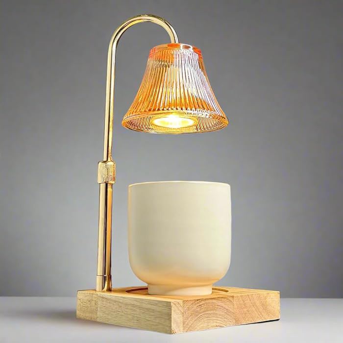 Candle Warmer Lamp with Timer and Dimmer & Includes 2 Bulbs, Electric Wax Candle Lamp Warmer for ... | Amazon (US)