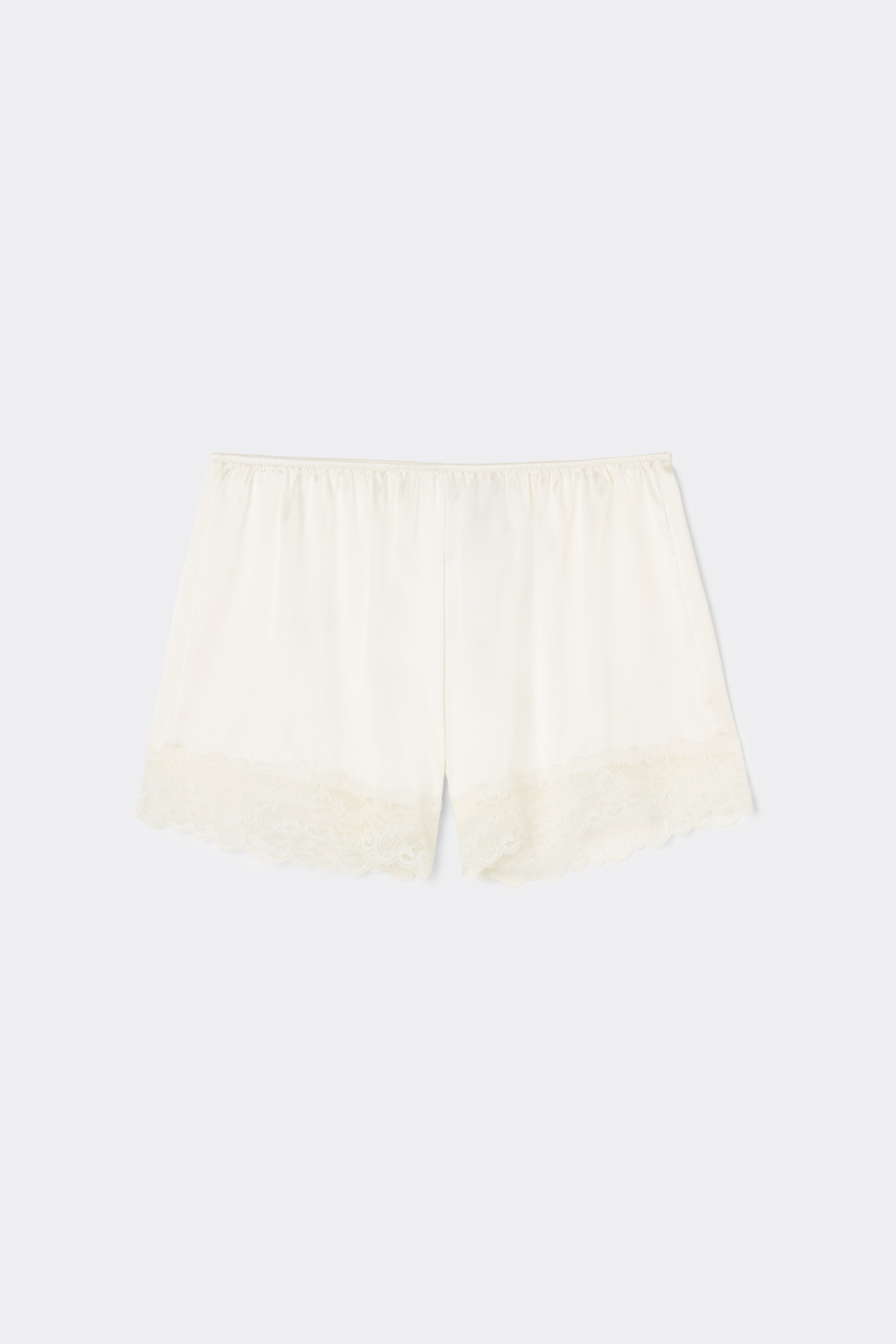 Lace Trim Silk Shorts - Intimissimi | Intimissimi (US)