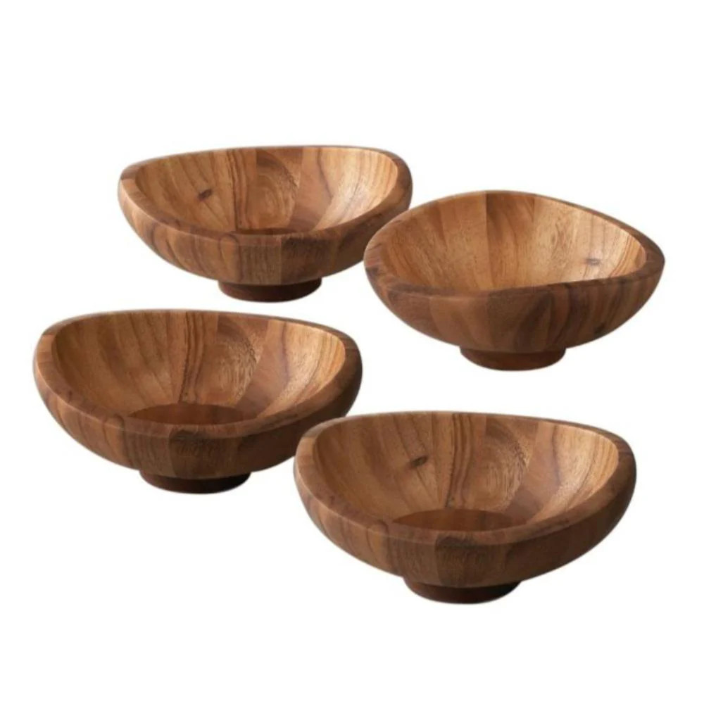 Nambe Butterfly Salad Bowls, Set of 4 | Sabavi Home