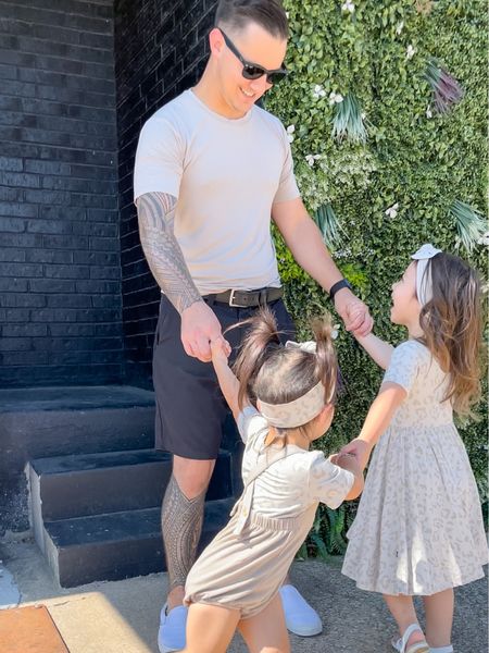 Dad and daughter matching outfits 🥹🤍 

#LTKmens #LTKfamily #LTKkids