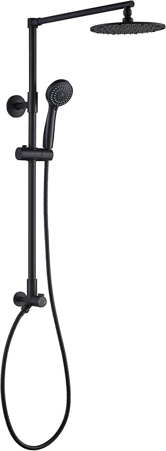 Fennocasa Polaris 3 Retrofit Rain Shower System, 3-Setting Handheld Shower Combo with Slide Bar, ... | Amazon (US)