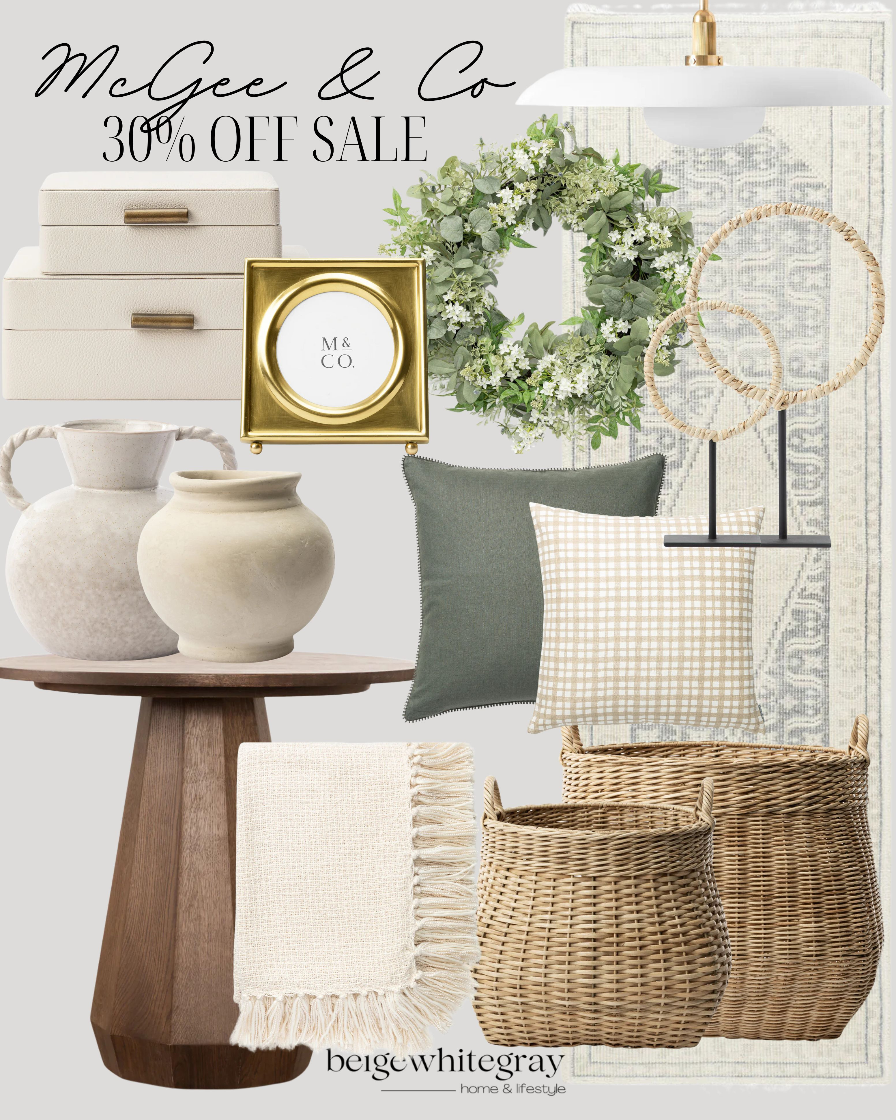 Up to 30% Off Sitewide at McGee and Co!
McGee and Co Sale / McGee and Co Decor / Presidents' Day Sale / Spring Home Decor / Spring Greenery / Faux Flower Arrangements / Fluted Vases / Decorative Trays / Light Linen Curtains / Pastel Throw Pillows / Spring Throw Pillows  / Textured Blankets / Woven Baskets / Fresh Floral Wreaths / Spring Greenery / Spring Stems / Ceramic Tableware / Soft Area Rugs / Glass Candle Holders / Rattan Decor Accents / Travertine Decor / Spring Scented Candles / Spring Framed Art /  Floral Art / Lightweight Bedding / Rustic Planters / Terracotta Pots / Seasonal Centerpieces / Minimalist Shelf Decor / Accent Mirrors / Open Weave Storage Baskets / Wood Bead Garlands / Decorative Bowls / Textured Vases / Marble Decorative Boxes / Marble Accents / Neutral Spring / Organic Modern Decor / Brass Candlestick Holders / Marble Decorative Boxes / Linen Accents / Woven Blanket Baskets / Floral Wallpaper / Scalloped Decor / Neutral Home Furniture / Living Room Furniture / Entryway Furniture / Bedroom Furniture / Linen Sofa / Neutral Accent Chairs / White Oak Coffee Table / Arched Cabinets / Fluted Furniture /  

 

#LTKSeasonal #LTKHome #LTKSaleAlert