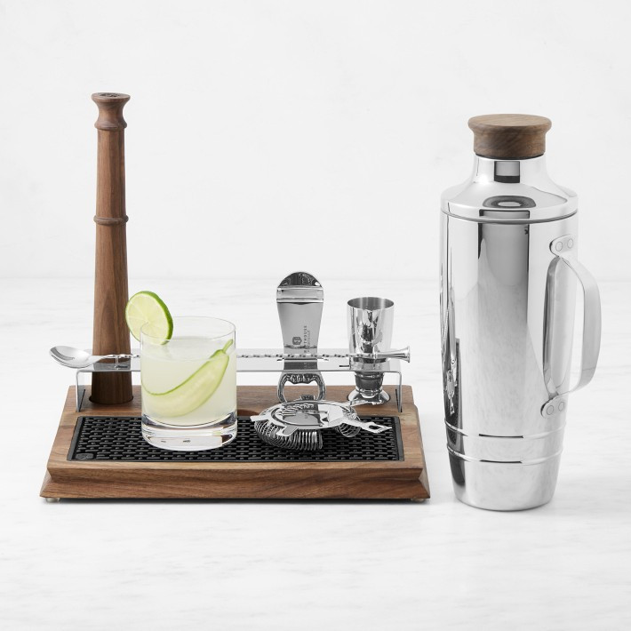 Crafthouse by Fortessa Bar Tools &amp; Stand with Jumbo Shaker | Williams-Sonoma
